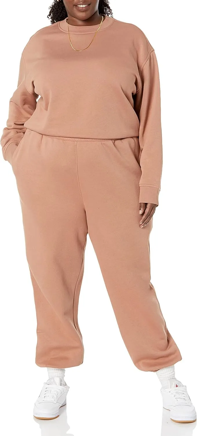Amazon Essentials Women's Relaxed High Waist Joggers (Available in Plus Size)