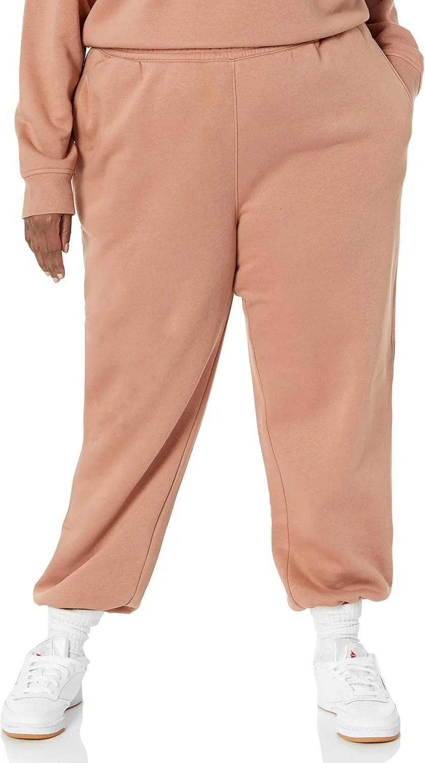 Amazon Essentials Women's Relaxed High Waist Joggers (Available in Plus Size)