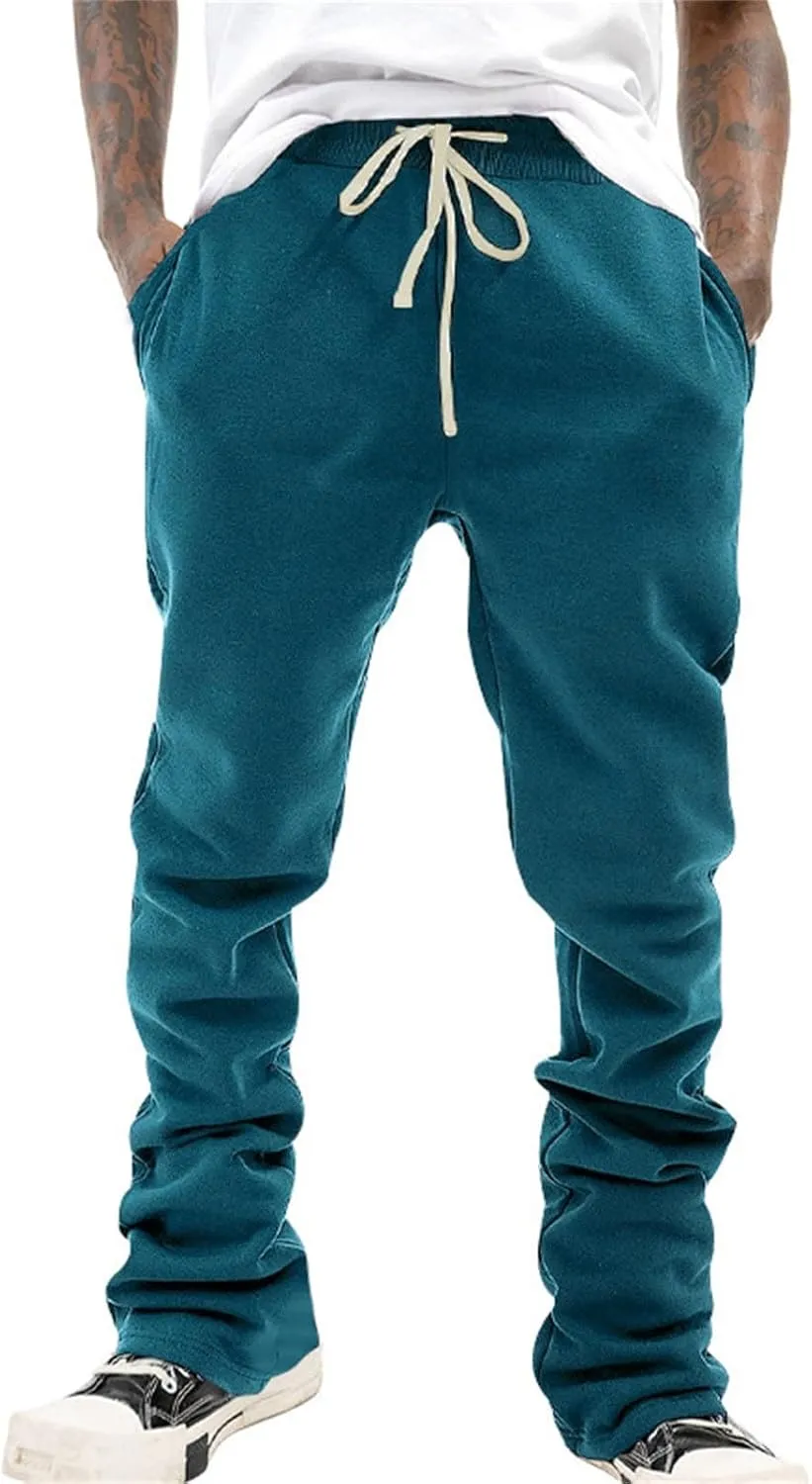 Athletic Joggers for Men Men's Padded Drawstring Sweatpants Jogging Sweatpants High Comfort Water Resistant Quickdry