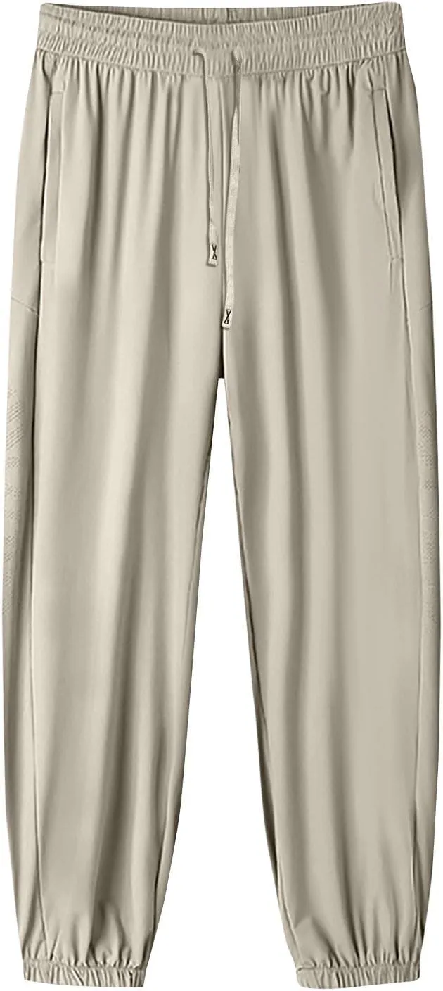 Beeswan Pants for Women Over 50 Ultra Stretch Breathable Casual Pant Quick Dry Elastic Waist Trousers with Pockets