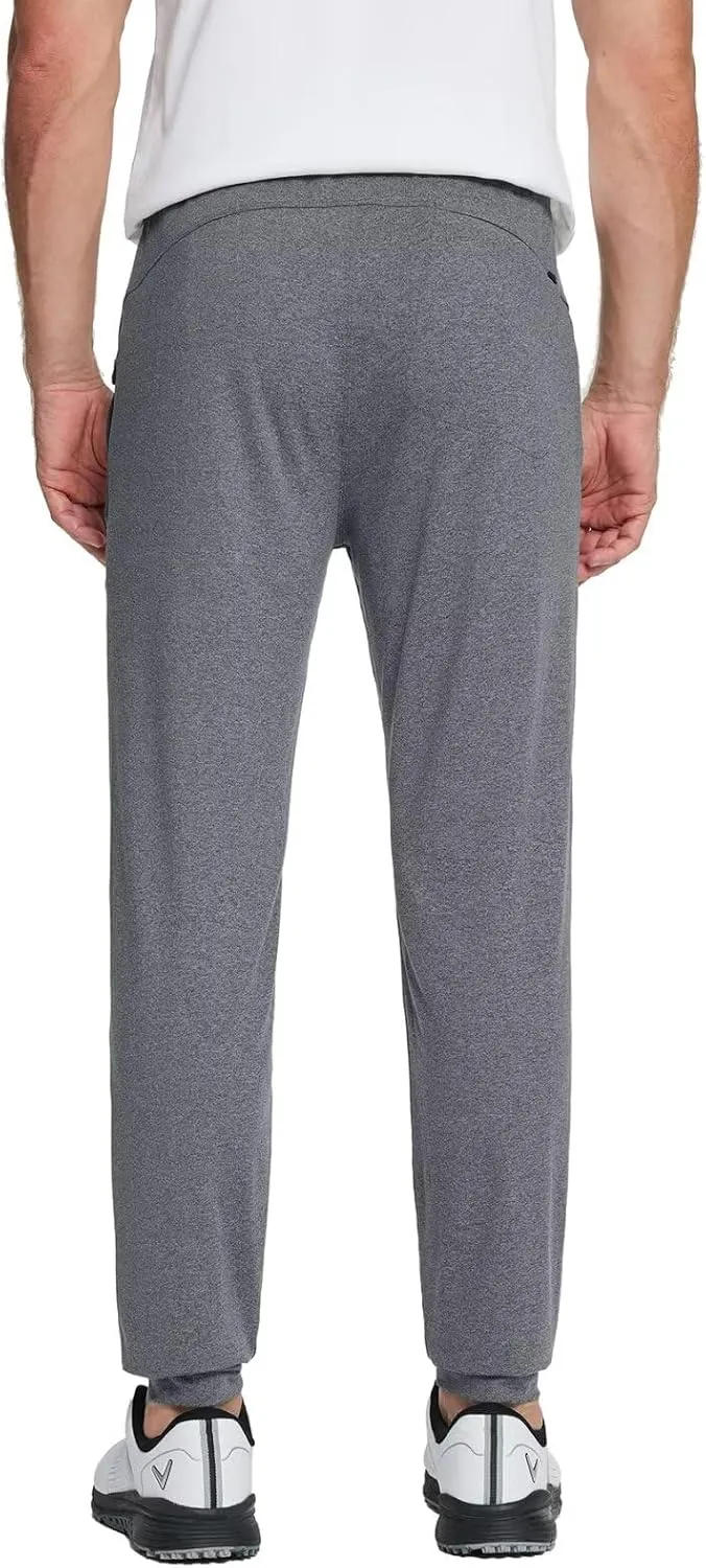M MAELREG Mens Sweatpants with Zipper Pockets Moisture Wicking Workout Training Running Golf Athletic Track Pants Mens Jogger
