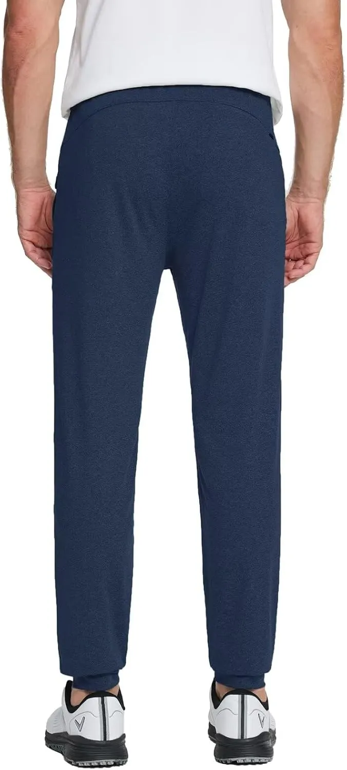 M MAELREG Mens Sweatpants with Zipper Pockets Moisture Wicking Workout Training Running Golf Athletic Track Pants Mens Jogger