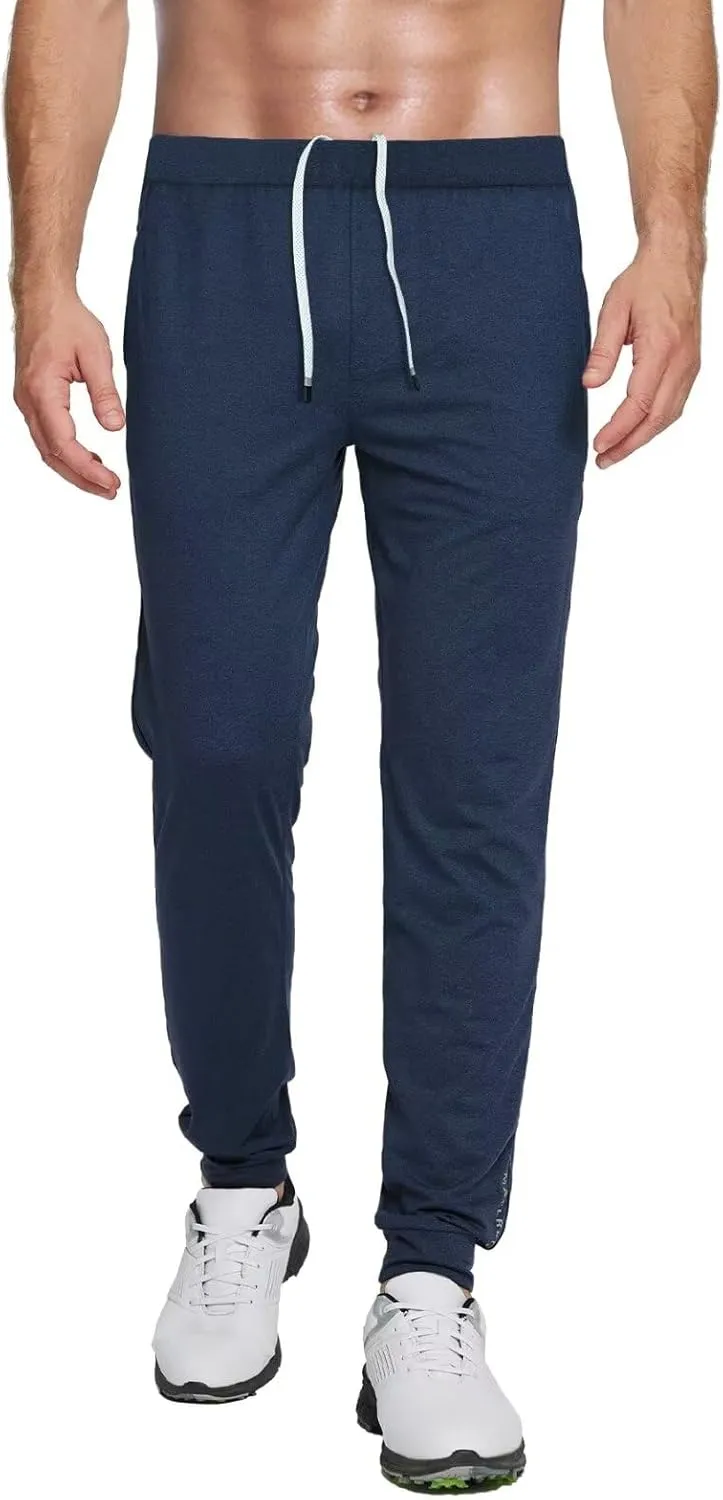 M MAELREG Mens Sweatpants with Zipper Pockets Moisture Wicking Workout Training Running Golf Athletic Track Pants Mens Jogger