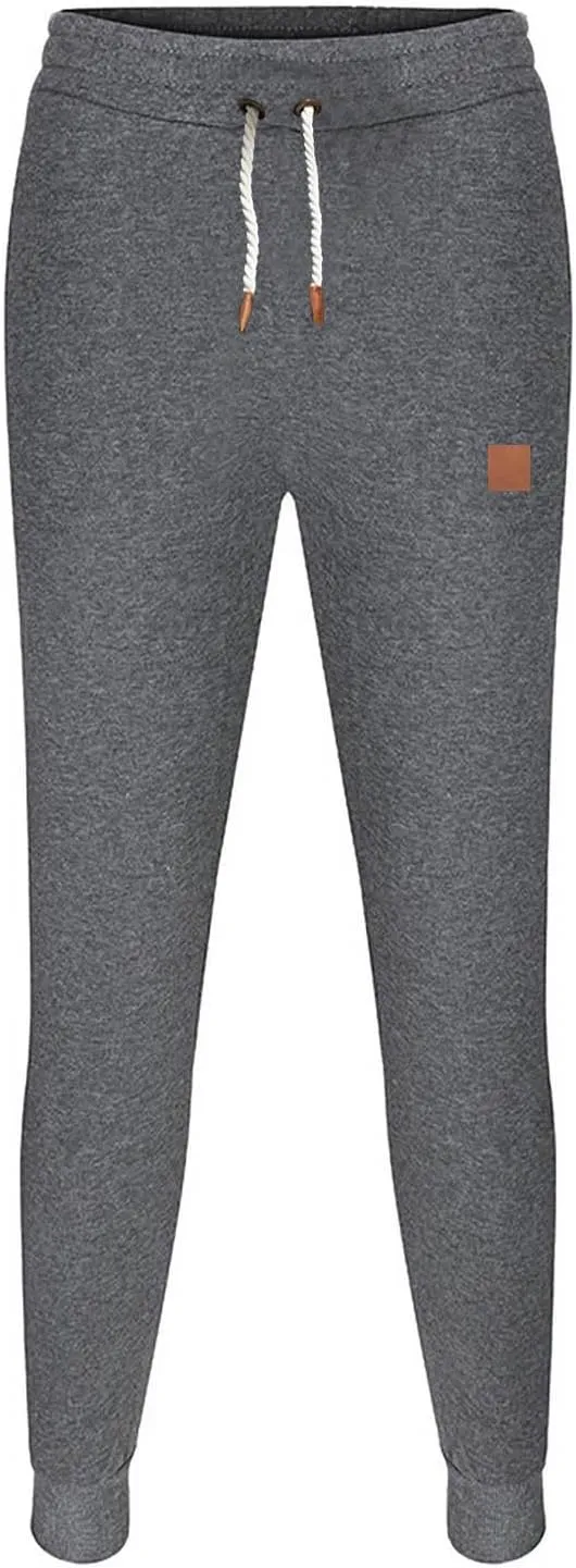 Mens Casual Big and Tall Hiking Pockets Work Stretch Sweatpants Joggers
