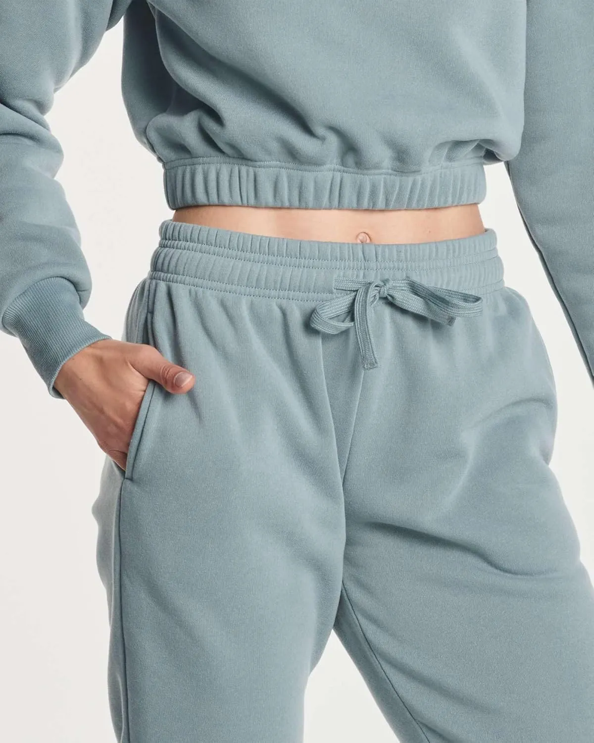 Real Essentials 3 Pack: Women's Fleece Jogger Sweatpants (Available in Plus Size)