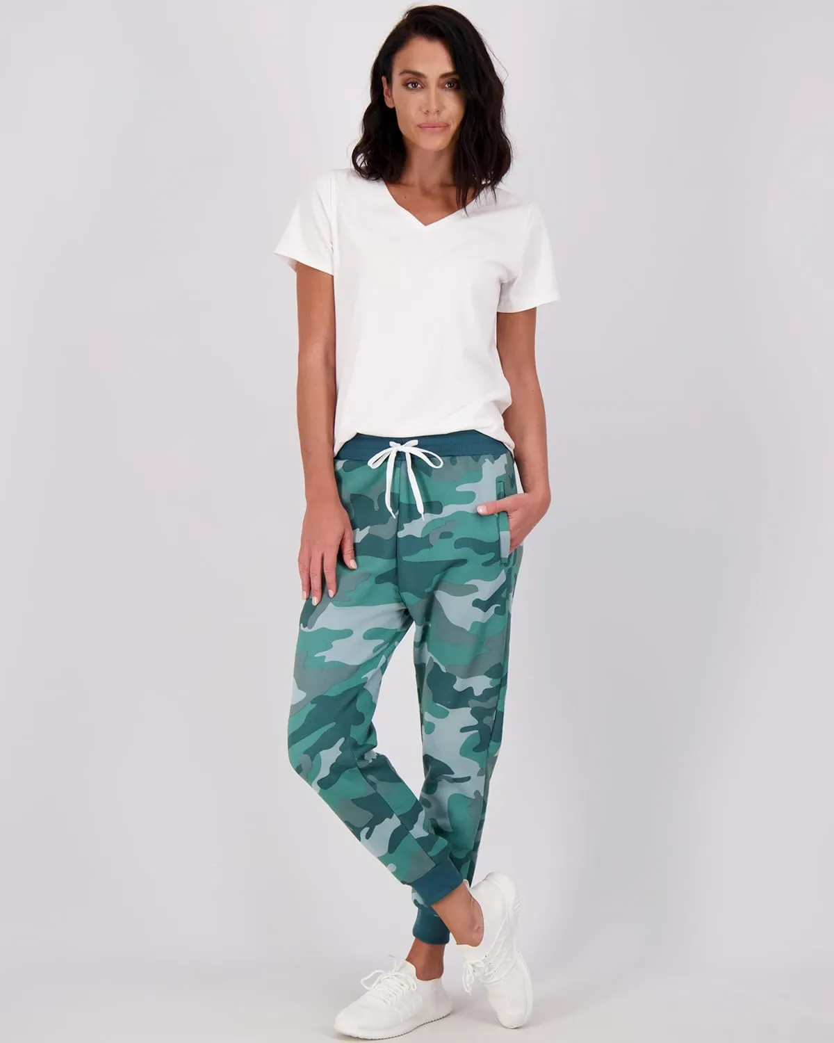 Real Essentials 3 Pack: Women's Ultra-Soft & Warm Fleece Joggers Sweatpants with Pocket (Available in Plus Size)